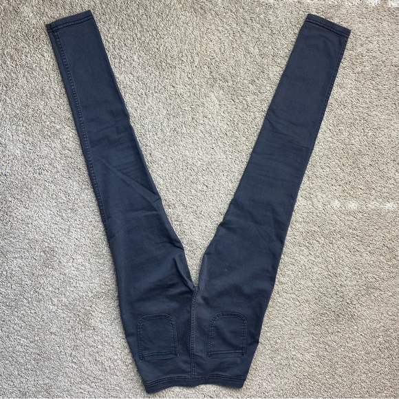 American Apparel Easy Jean, High Waisted, Gray, Small - Picture 6 of 7